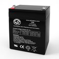 Battery Clerk AJC Amstron AP-1250F2 Sealed Lead Acid Replacement Battery 5Ah, 12V, F2 AJC-D5S-M-0-132860